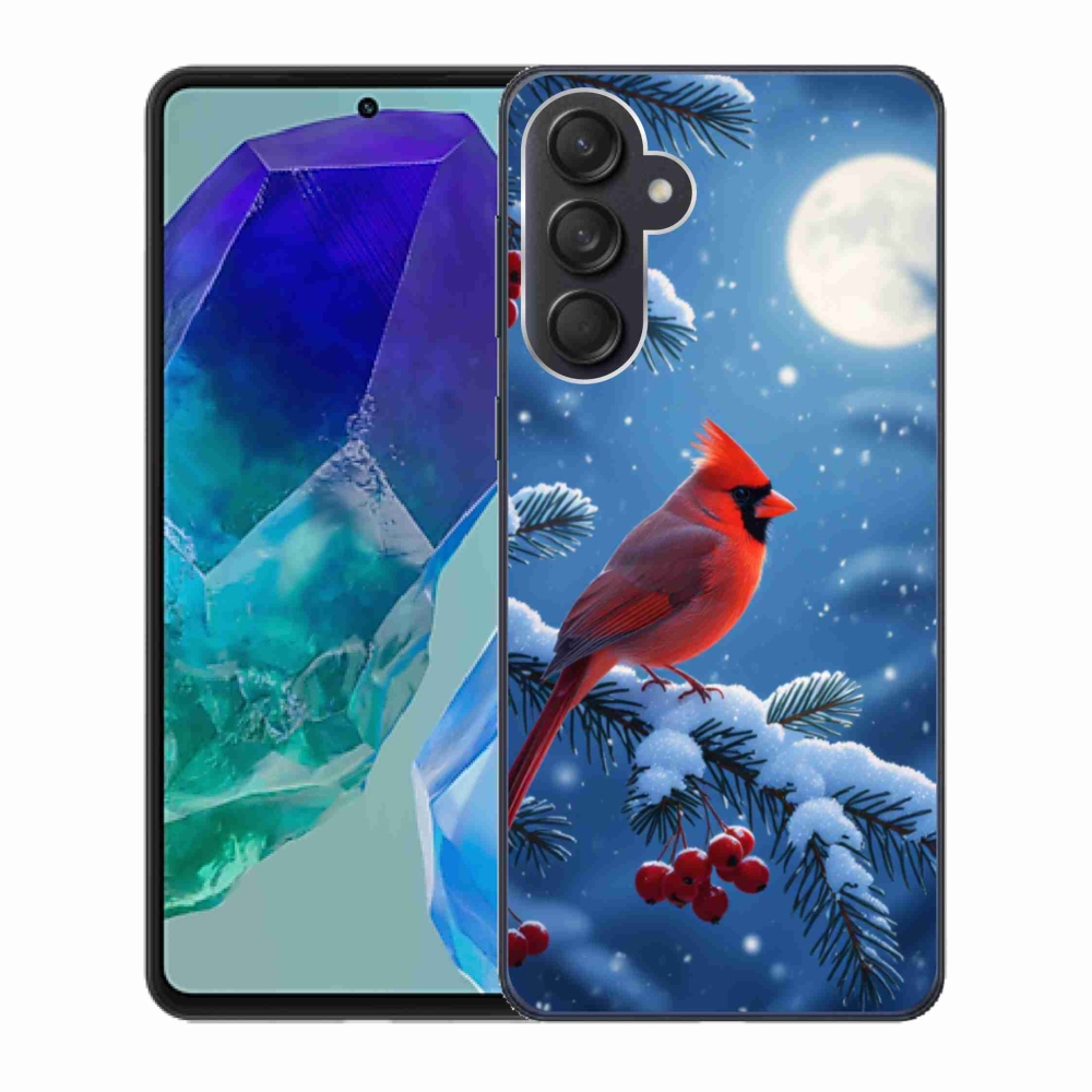 Gelový kryt mmCase na Samsung Galaxy M55 5G - kardinál červený