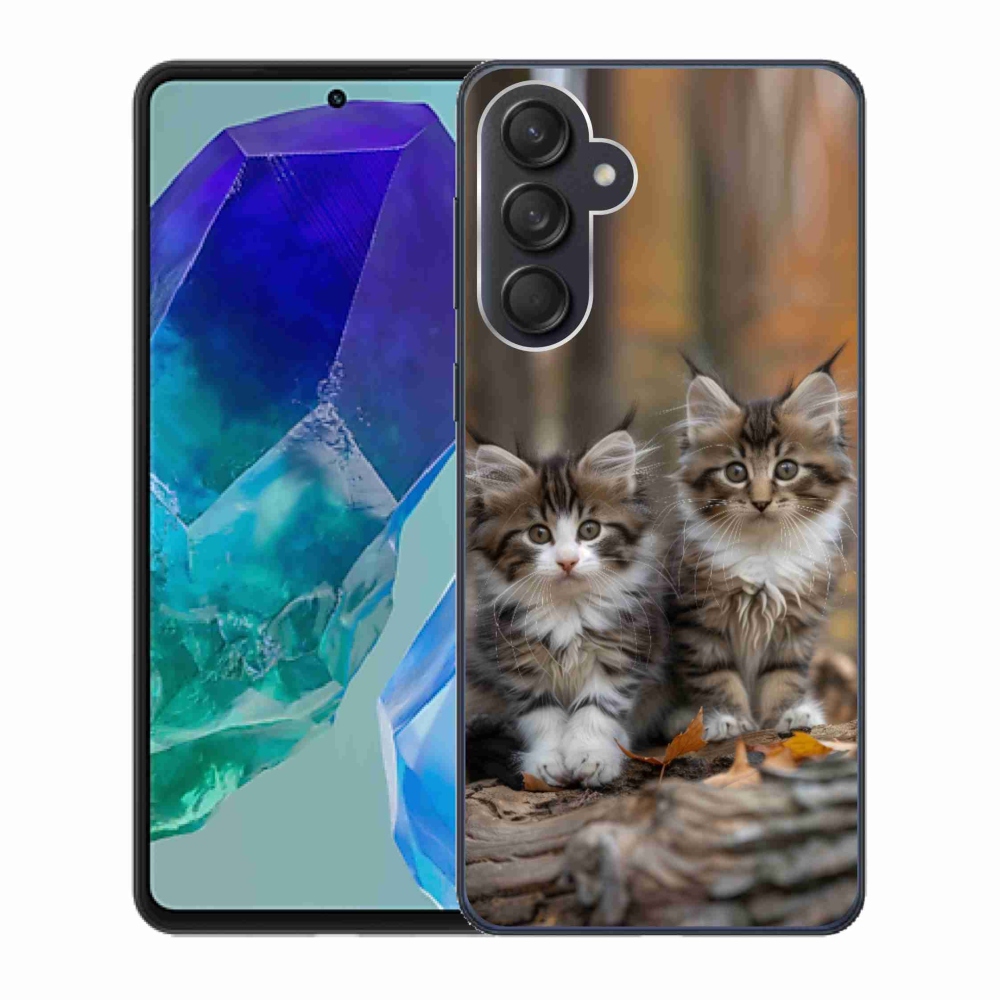 Gelový kryt mmCase na Samsung Galaxy M55 5G - kočičí duo 3