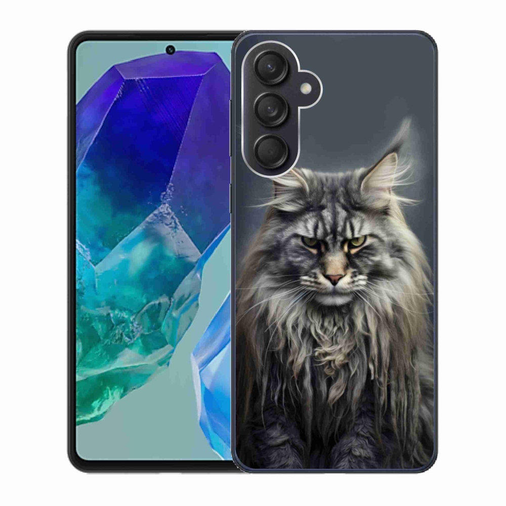 Gelový kryt mmCase na Samsung Galaxy M55 5G - kočíčí pohled 4