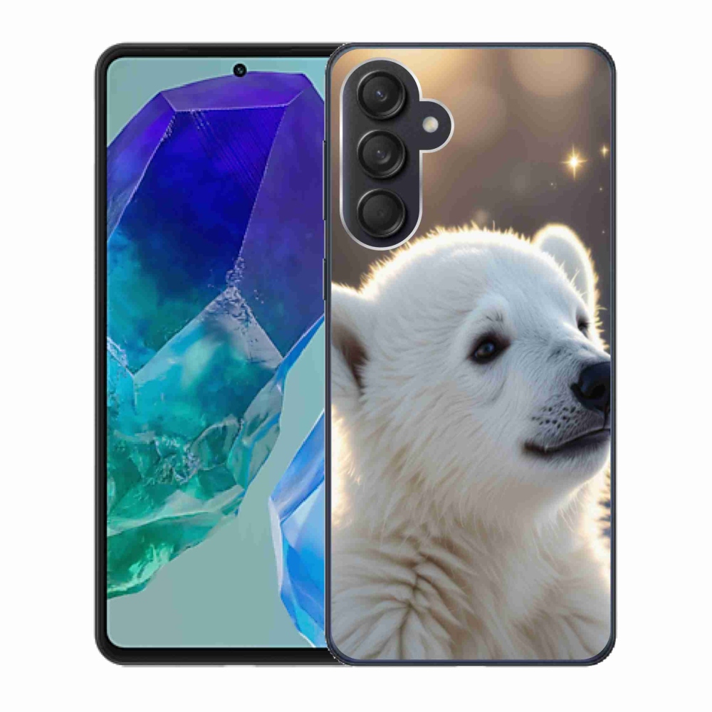 Gelový kryt mmCase na Samsung Galaxy M55 5G - lední medvěd