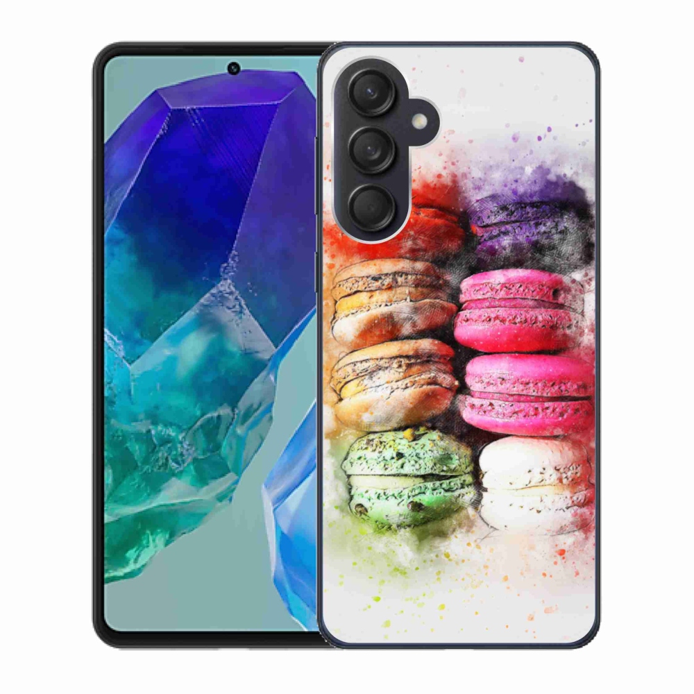 Gelový kryt mmCase na Samsung Galaxy M55 5G - makrónky