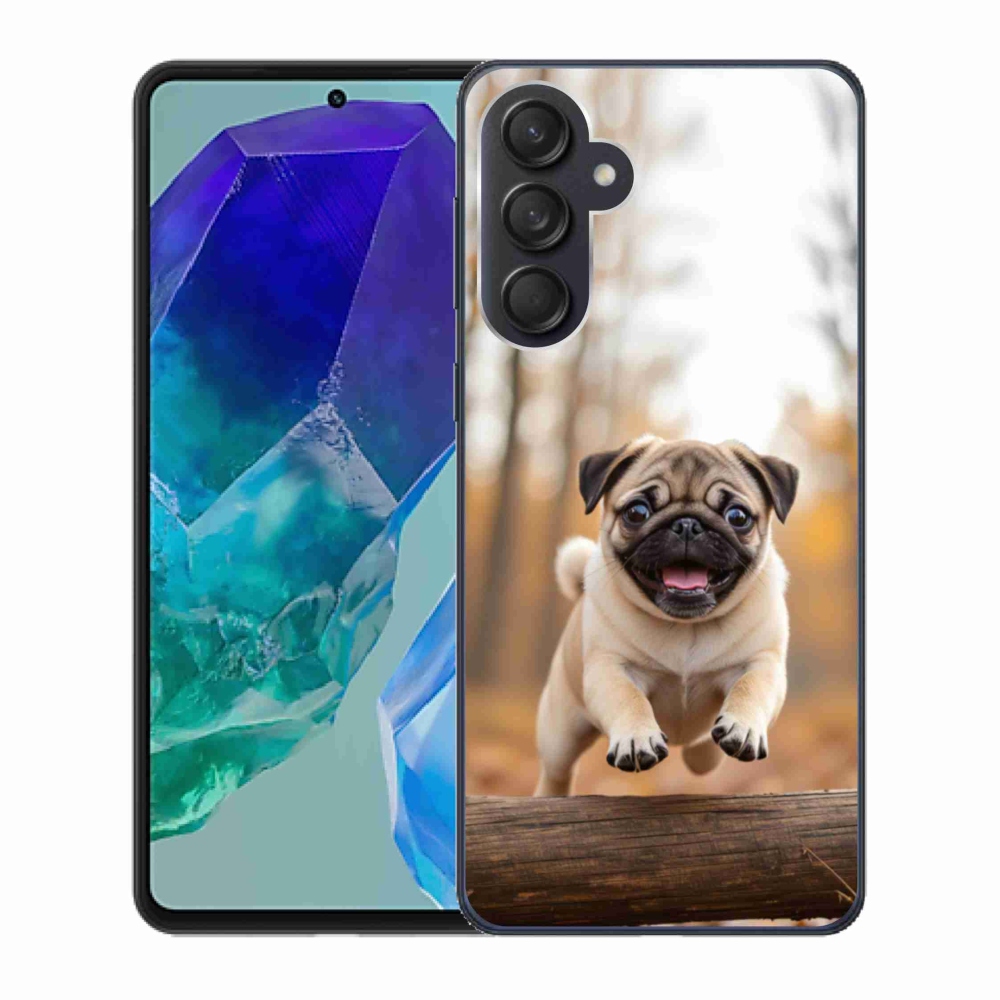 Gelový kryt mmCase na Samsung Galaxy M55 5G - mops 2