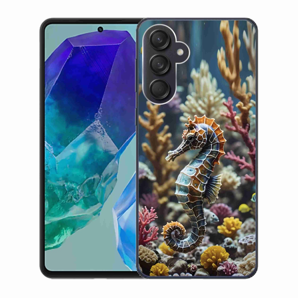 Gelový kryt mmCase na Samsung Galaxy M55 5G - mořský koník 2