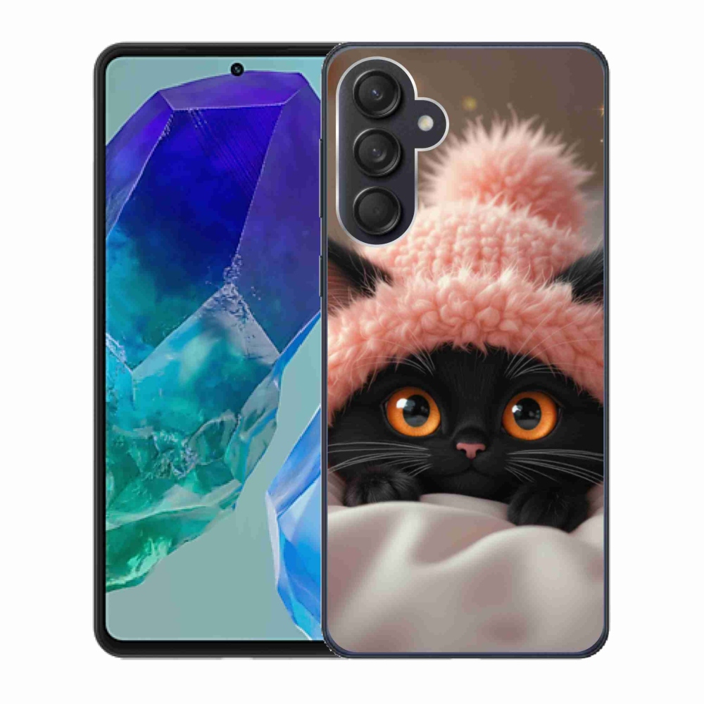 Gelový kryt mmCase na Samsung Galaxy M55 5G - roztomilé kotě 7