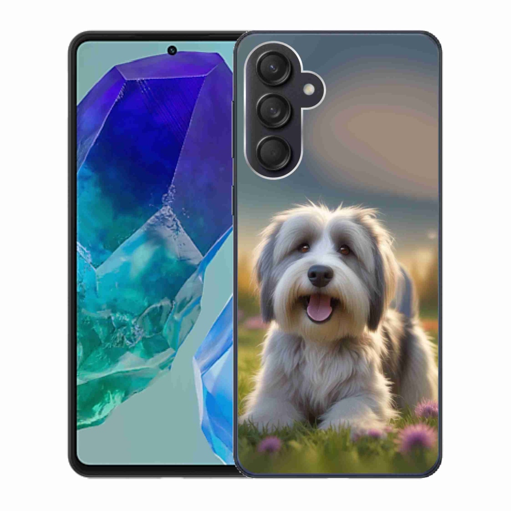 Gelový kryt mmCase na Samsung Galaxy M55 5G - roztomilý havanský psík