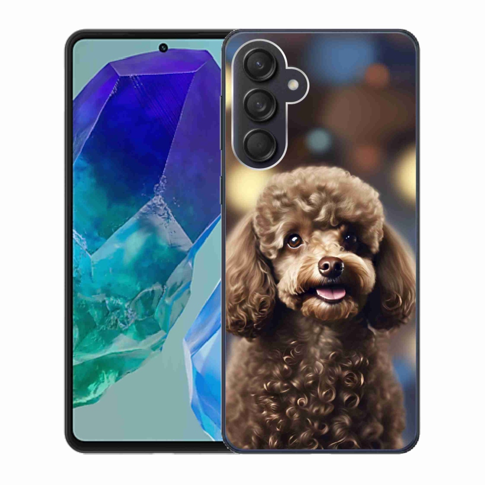 Gelový kryt mmCase na Samsung Galaxy M55 5G - roztomilý pudl
