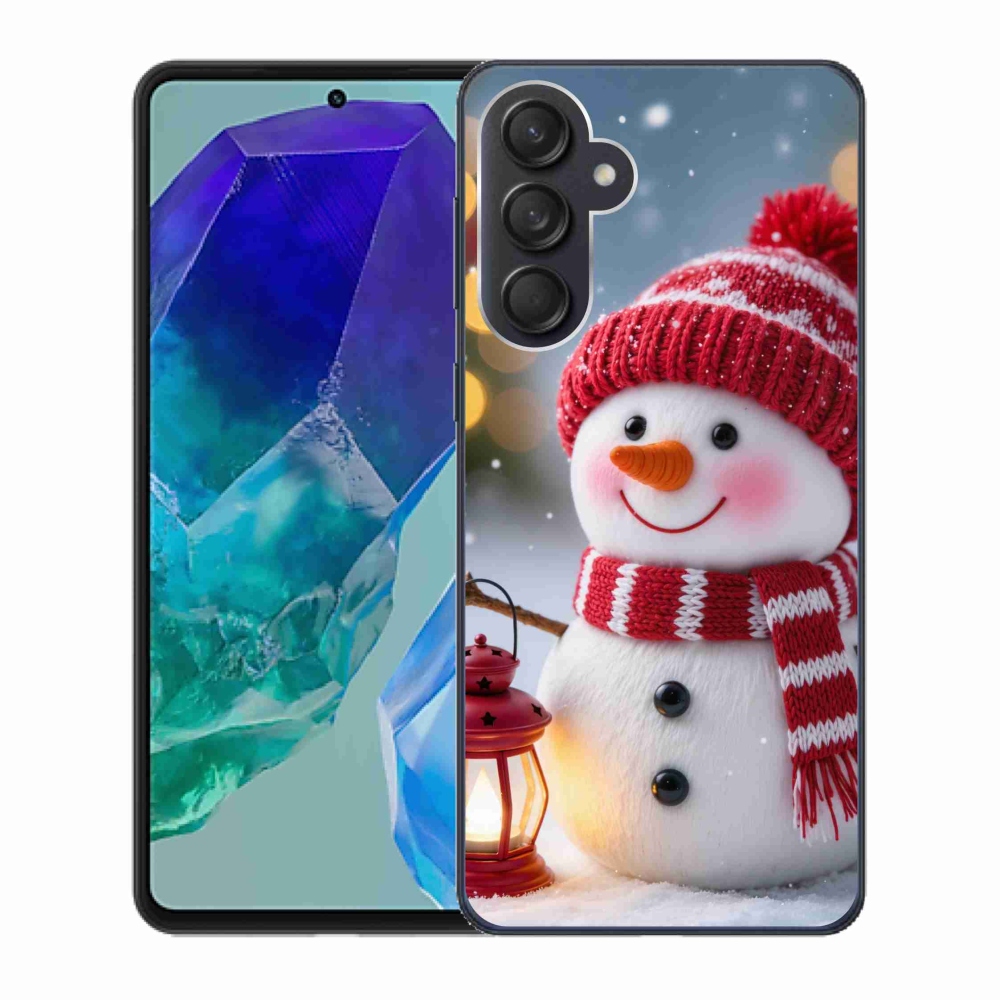 Gelový kryt mmCase na Samsung Galaxy M55 5G - sněhulák 2