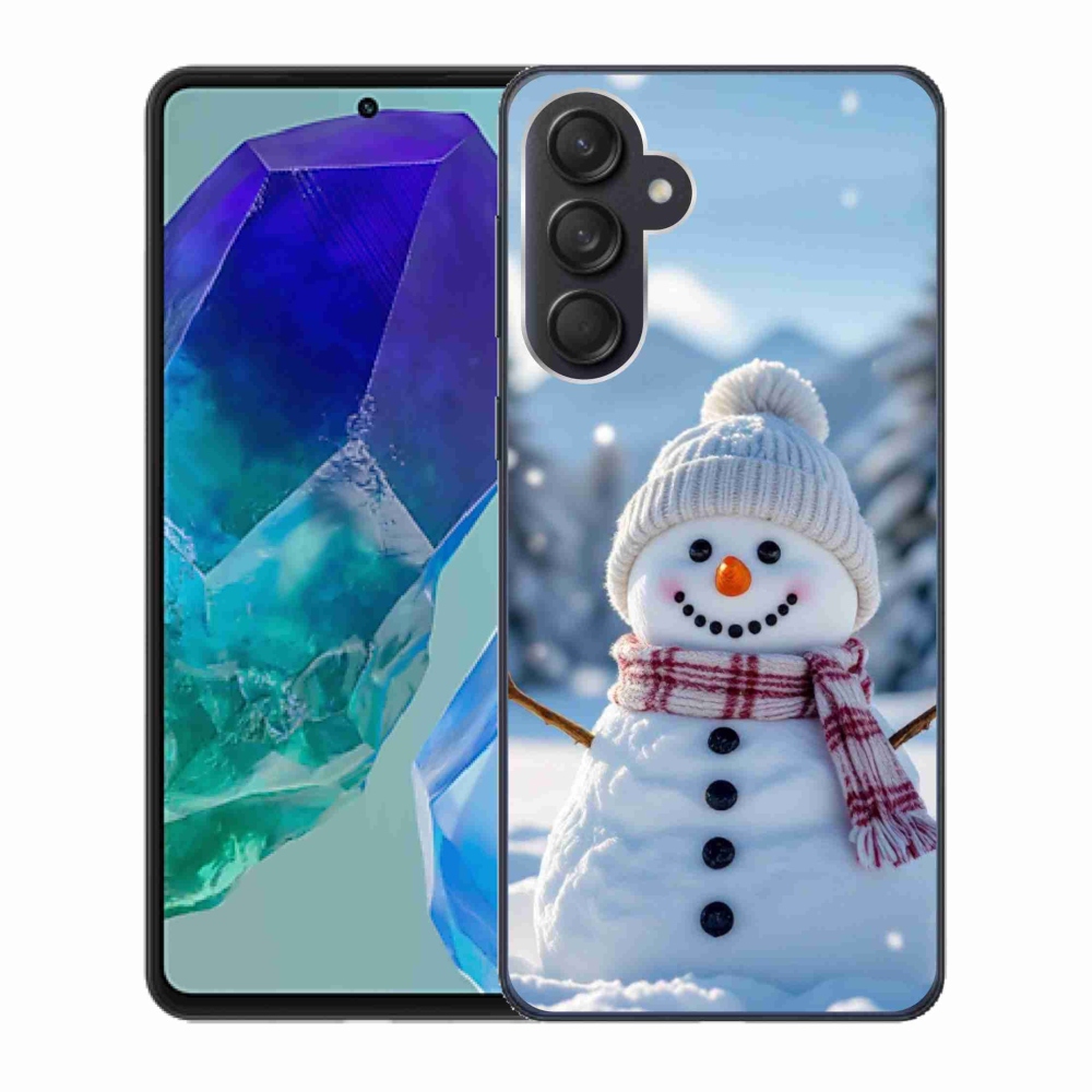 Gelový kryt mmCase na Samsung Galaxy M55 5G - sněhulák 3
