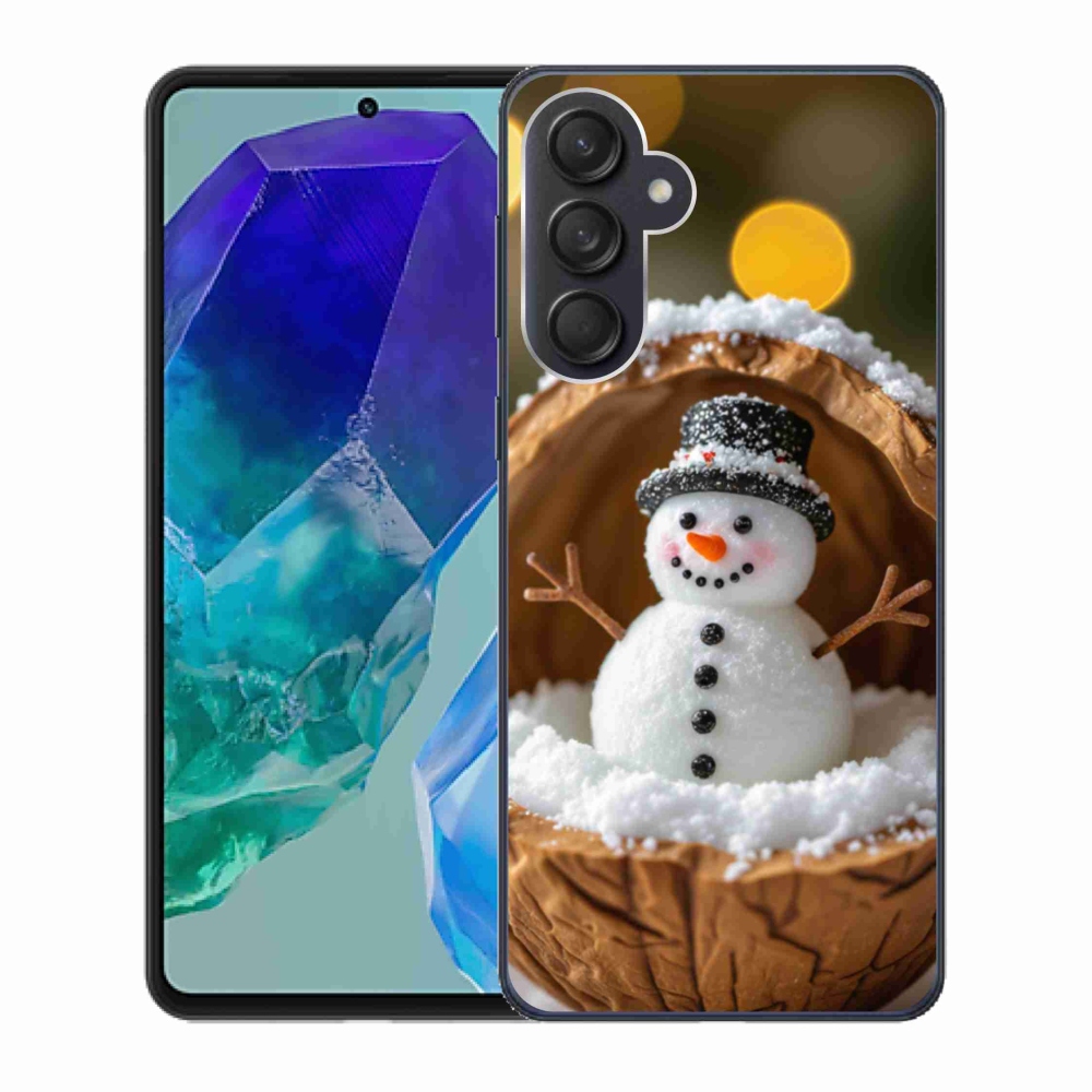 Gelový kryt mmCase na Samsung Galaxy M55 5G - sněhulák 4