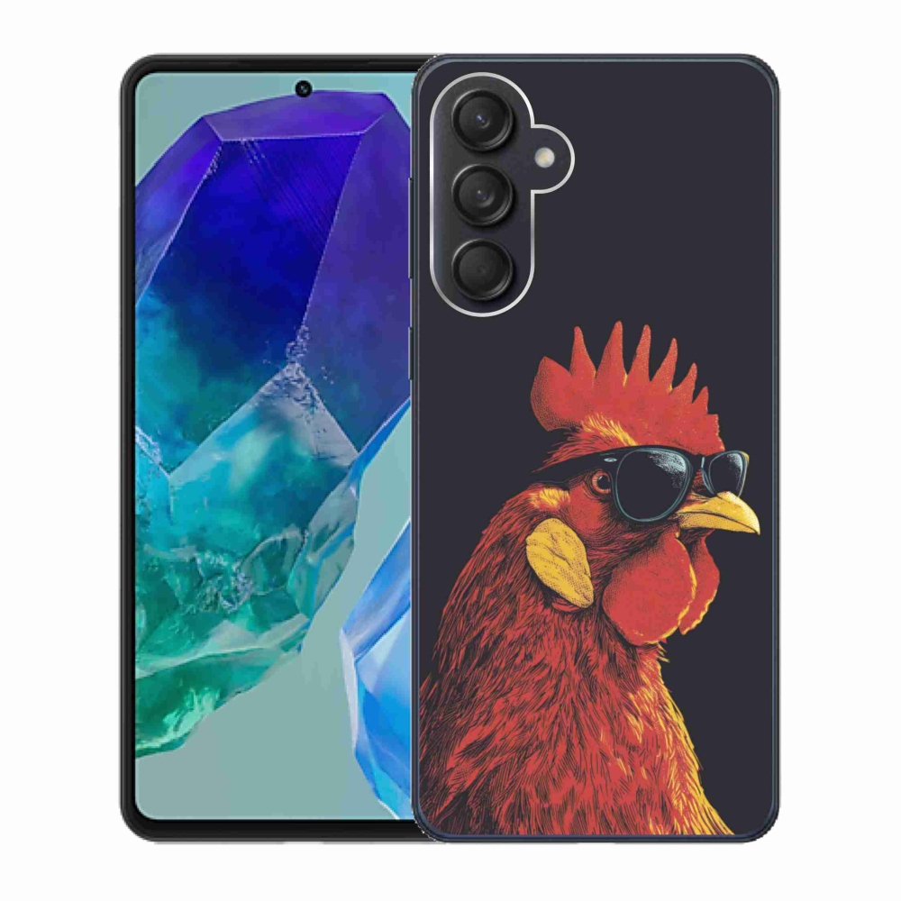 Gelový kryt mmCase na Samsung Galaxy M55 5G - stylový kohout