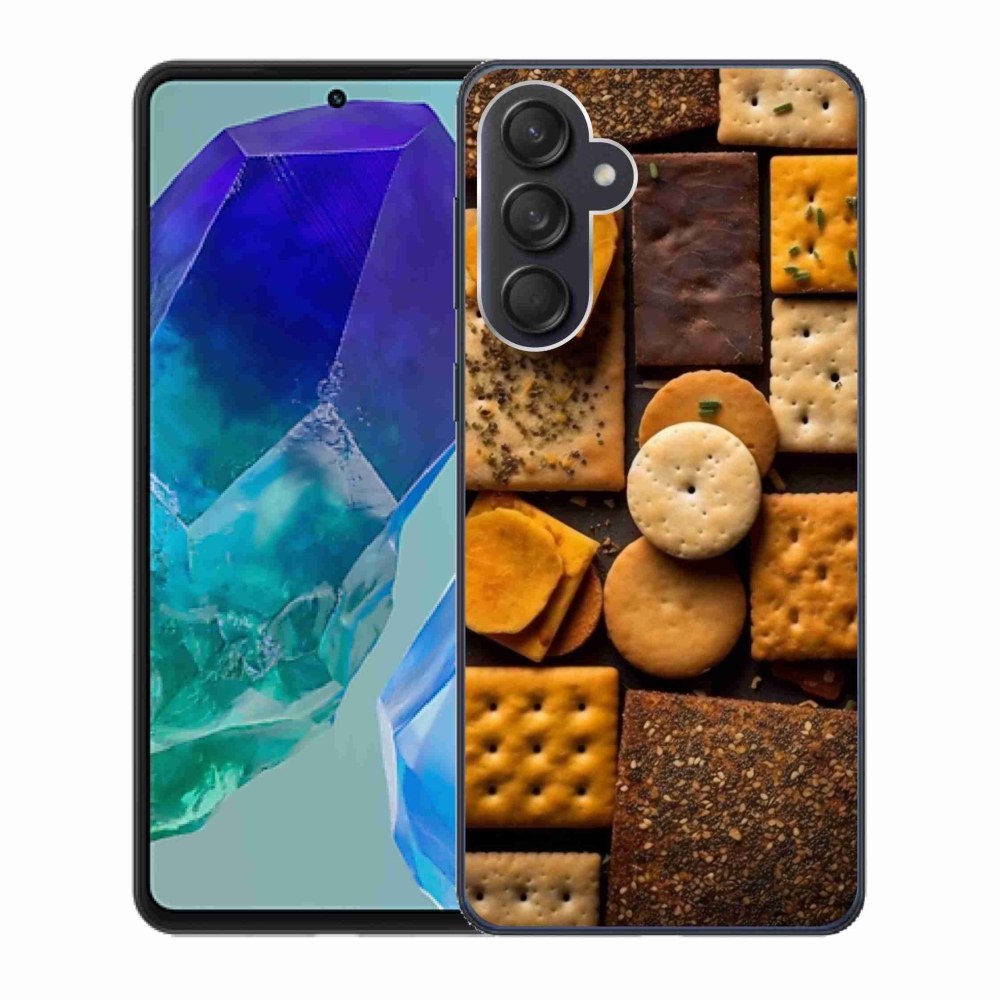 Gelový kryt mmCase na Samsung Galaxy M55 5G - sušenky