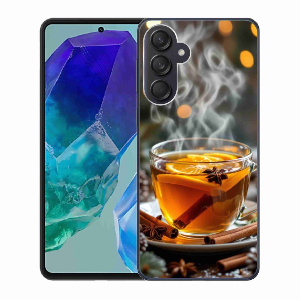 Gelový kryt mmCase na Samsung Galaxy M55 5G - vánoční punč