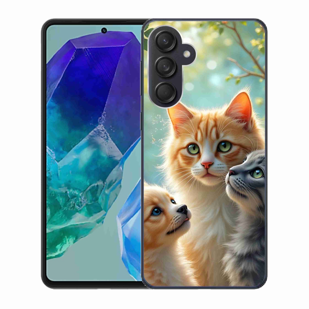 Gelový kryt mmCase na Samsung Galaxy M55 5G - zvířecí přátelství 2