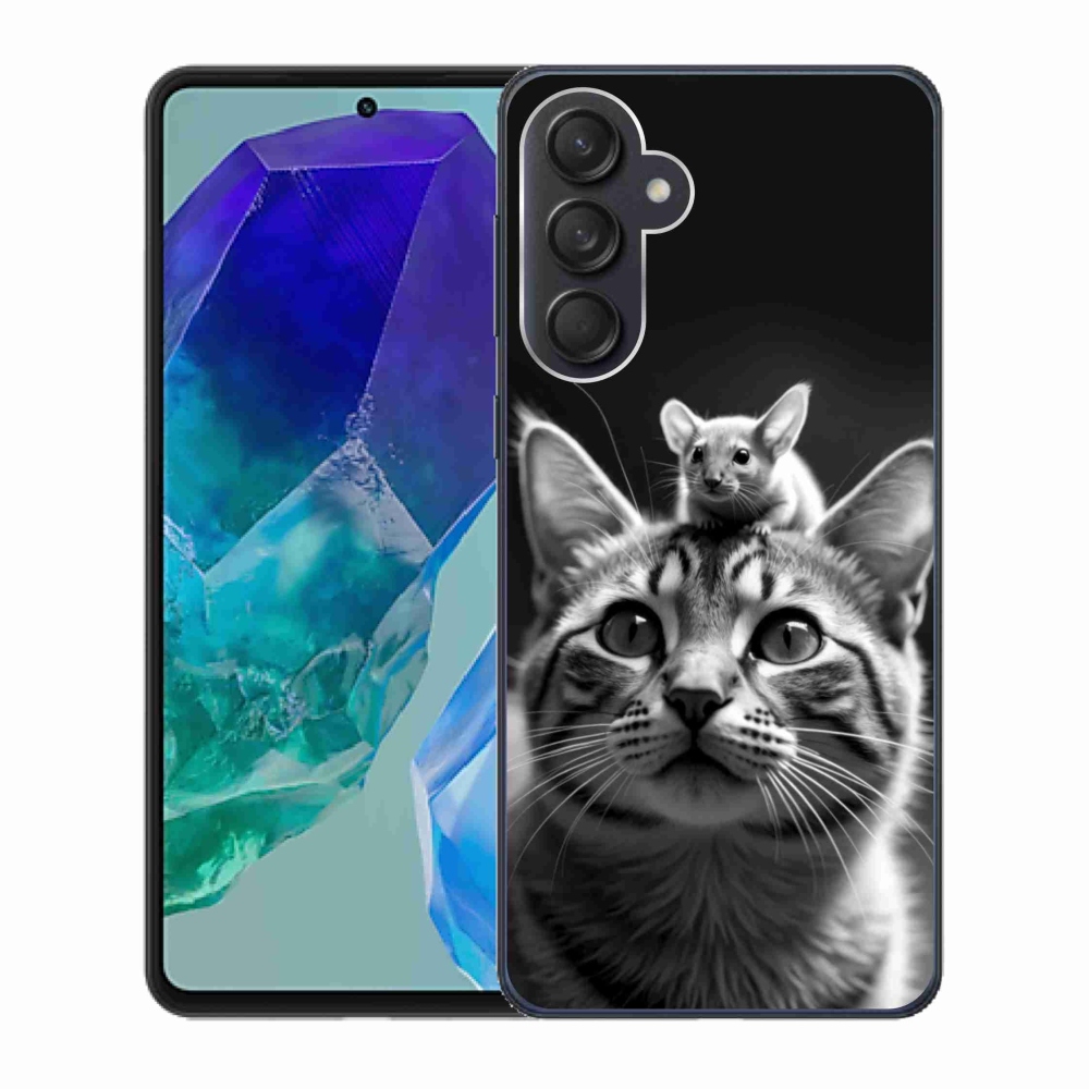 Gelový kryt mmCase na Samsung Galaxy M55 5G - zvířecí přátelství 2