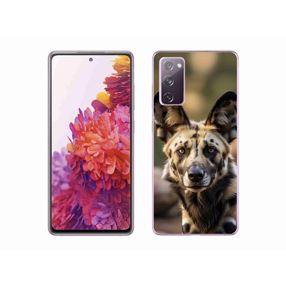 Gelový kryt mmCase na Samsung Galaxy S20 FE - africký divoký pes