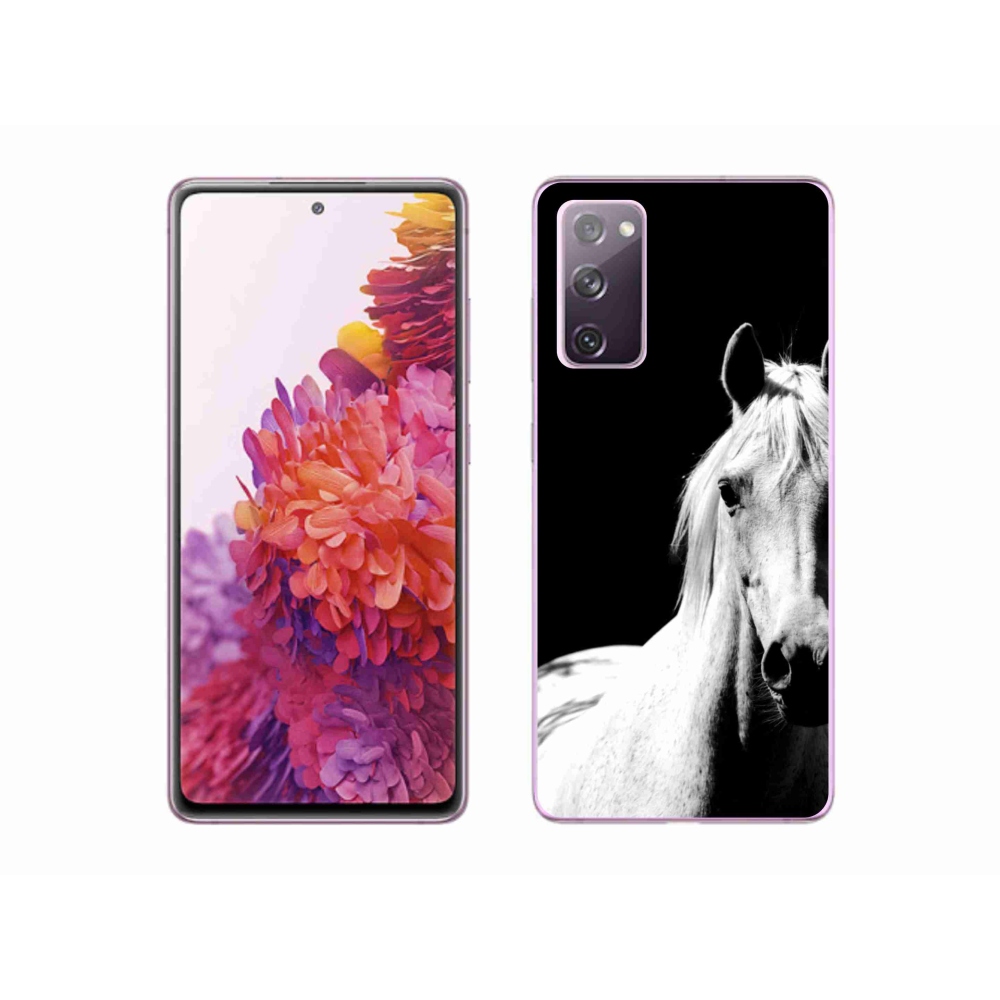 Gelový kryt mmCase na Samsung Galaxy S20 FE - bílý kůň 5