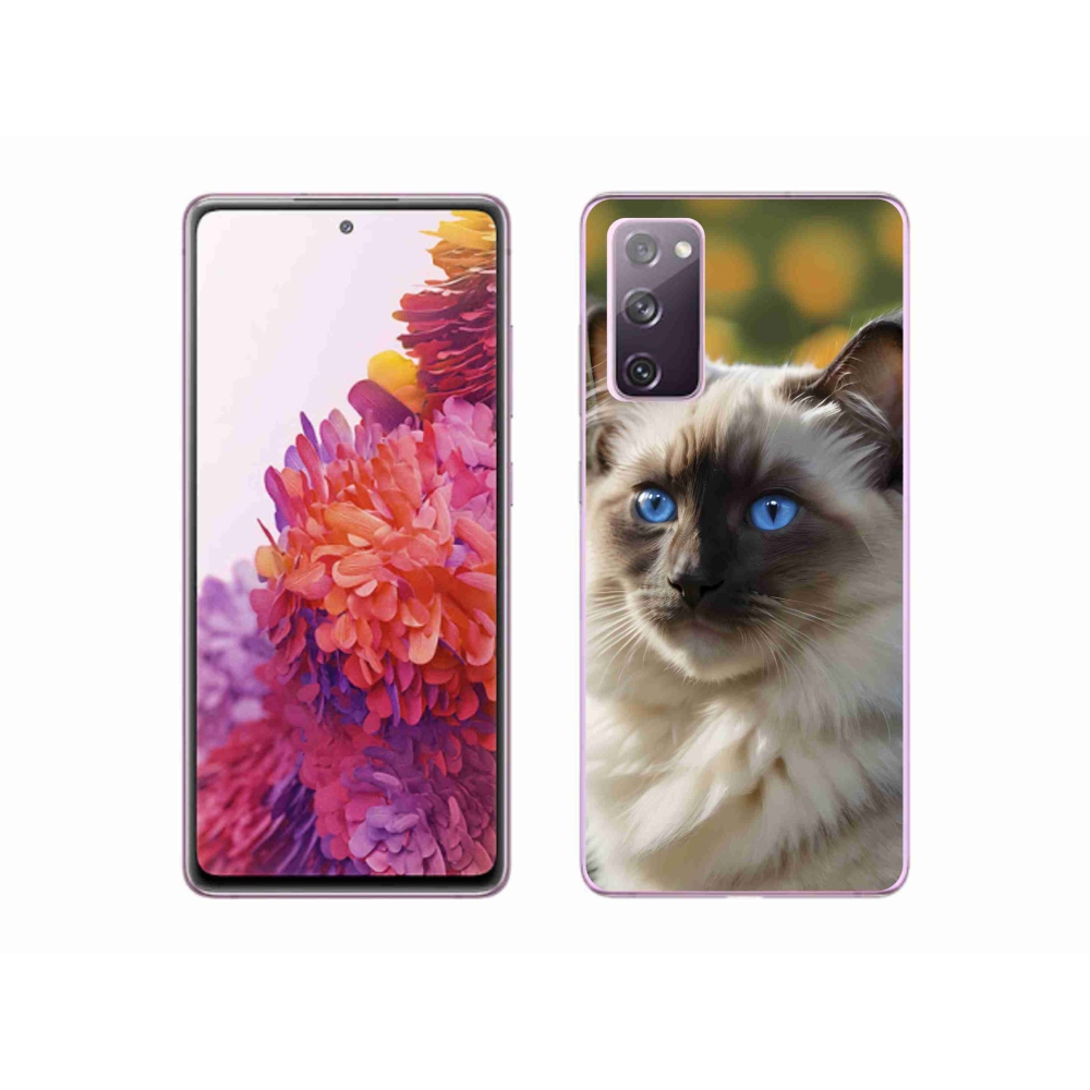 Gelový kryt mmCase na Samsung Galaxy S20 FE - bílý ragdoll