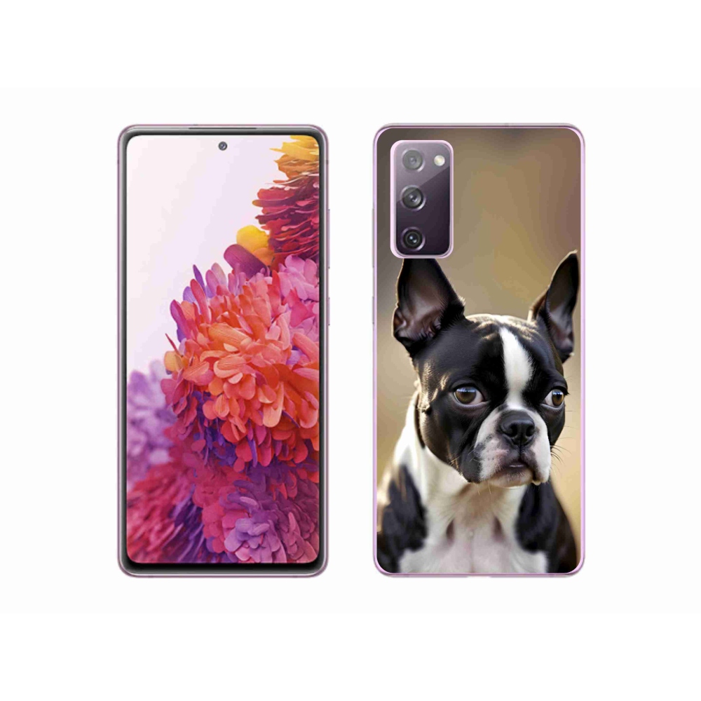 Gelový kryt mmCase na Samsung Galaxy S20 FE - bostonský teriér