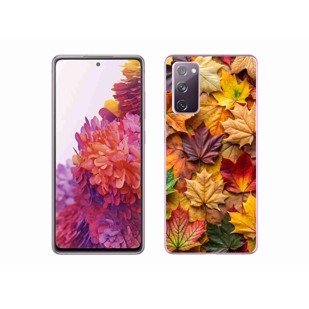 Gelový kryt mmCase na Samsung Galaxy S20 FE - javorové listy 2