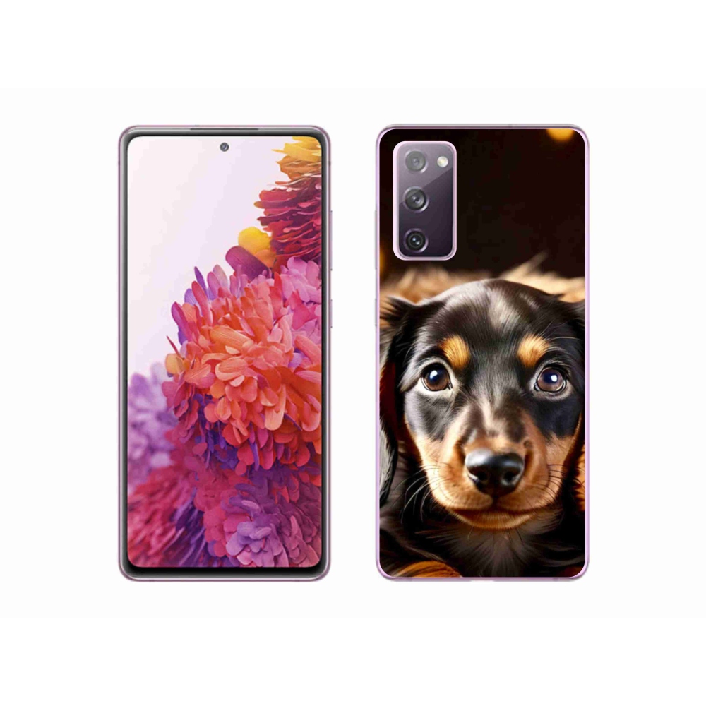 Gelový kryt mmCase na Samsung Galaxy S20 FE - jezevčík