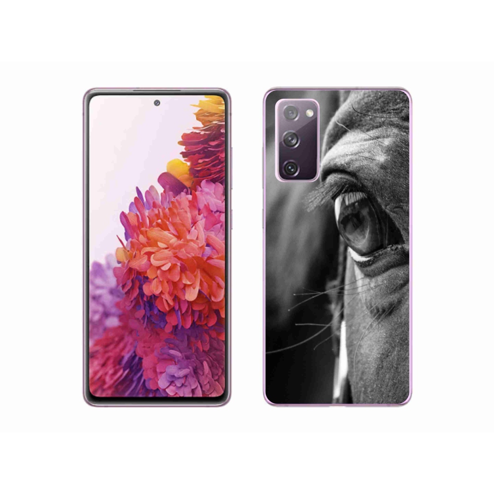 Gelový kryt mmCase na Samsung Galaxy S20 FE - koňský pohled