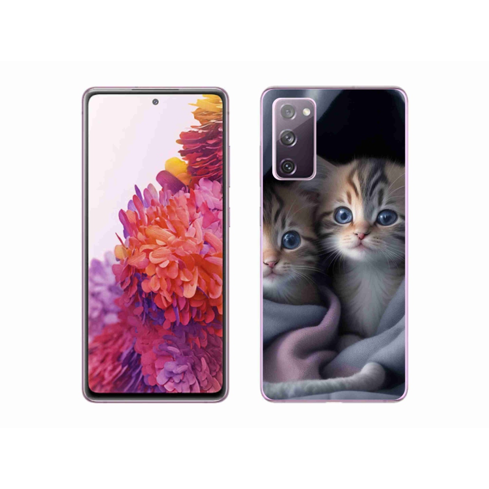 Gelový kryt mmCase na Samsung Galaxy S20 FE - kočičí duo 2