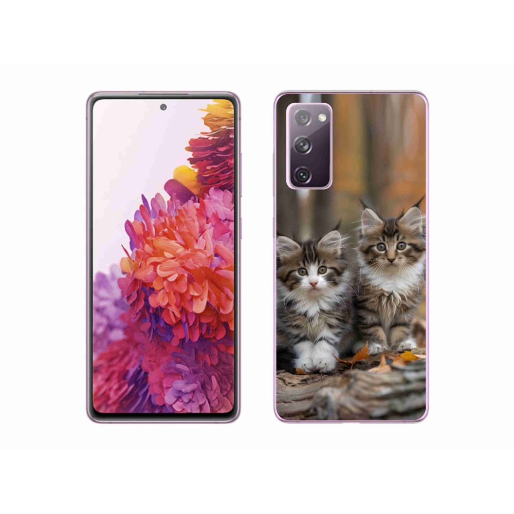 Gelový kryt mmCase na Samsung Galaxy S20 FE - kočičí duo 3