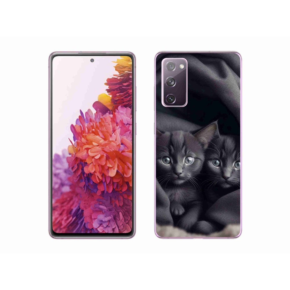 Gelový kryt mmCase na Samsung Galaxy S20 FE - kočičí duo
