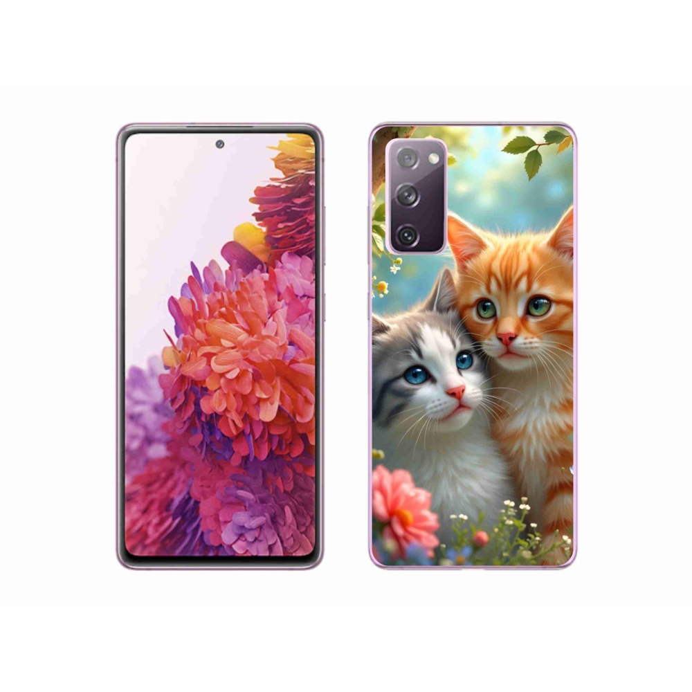 Gelový kryt mmCase na Samsung Galaxy S20 FE - kočičí láska 2