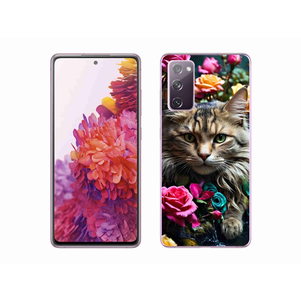 Gelový kryt mmCase na Samsung Galaxy S20 FE - kočíčí pohled 2