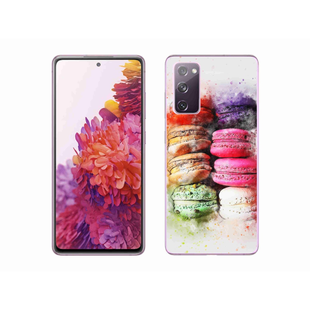 Gelový kryt mmCase na Samsung Galaxy S20 FE - makrónky