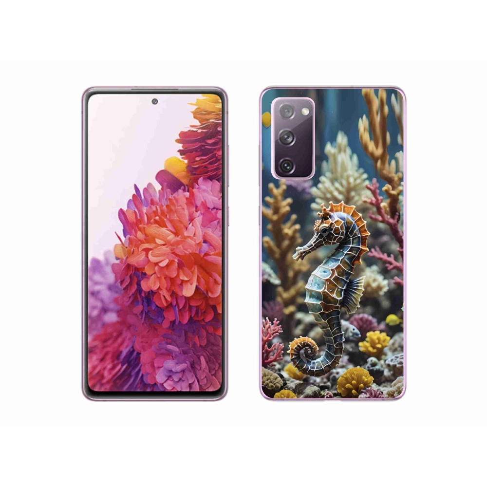 Gelový kryt mmCase na Samsung Galaxy S20 FE - mořský koník 2