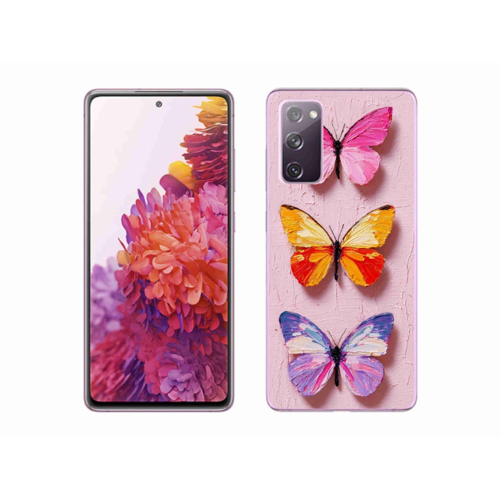 Gelový kryt mmCase na Samsung Galaxy S20 FE - motýlí trojice