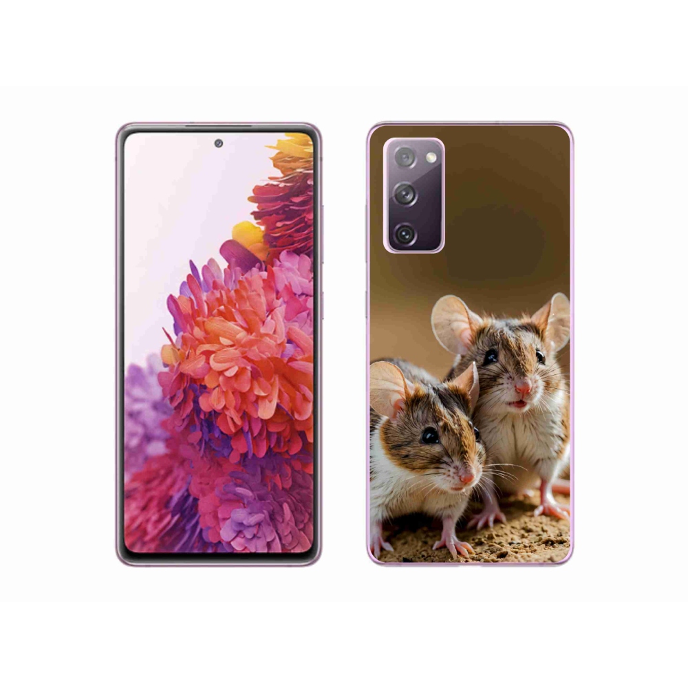 Gelový kryt mmCase na Samsung Galaxy S20 FE - myší duo