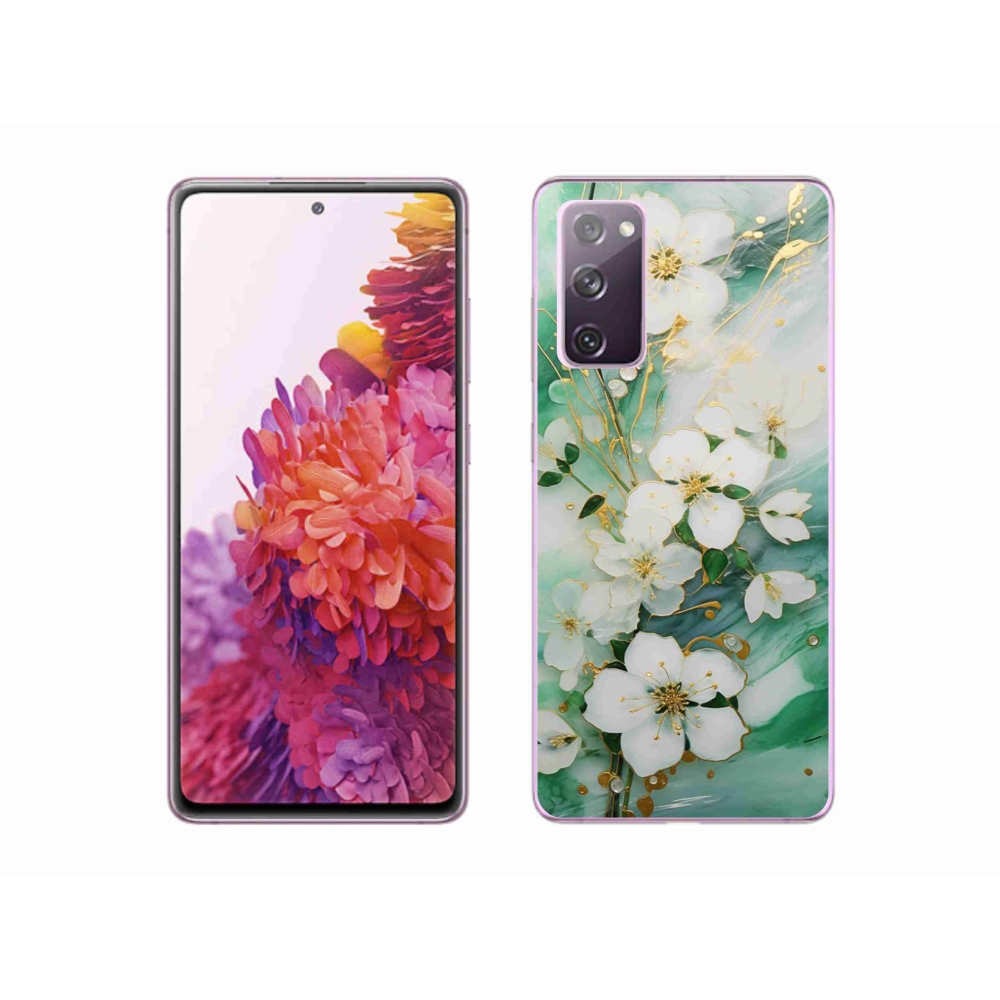 Gelový kryt mmCase na Samsung Galaxy S20 FE - něžné květy