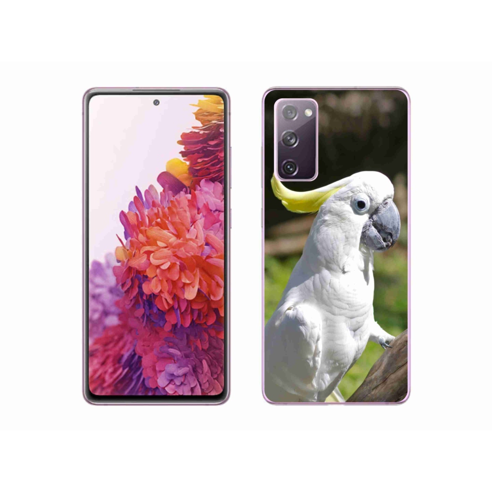 Gelový kryt mmCase na Samsung Galaxy S20 FE - papoušek kakadu 2