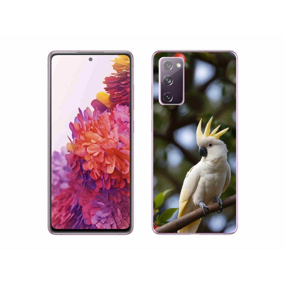 Gelový kryt mmCase na Samsung Galaxy S20 FE - papoušek kakadu 3