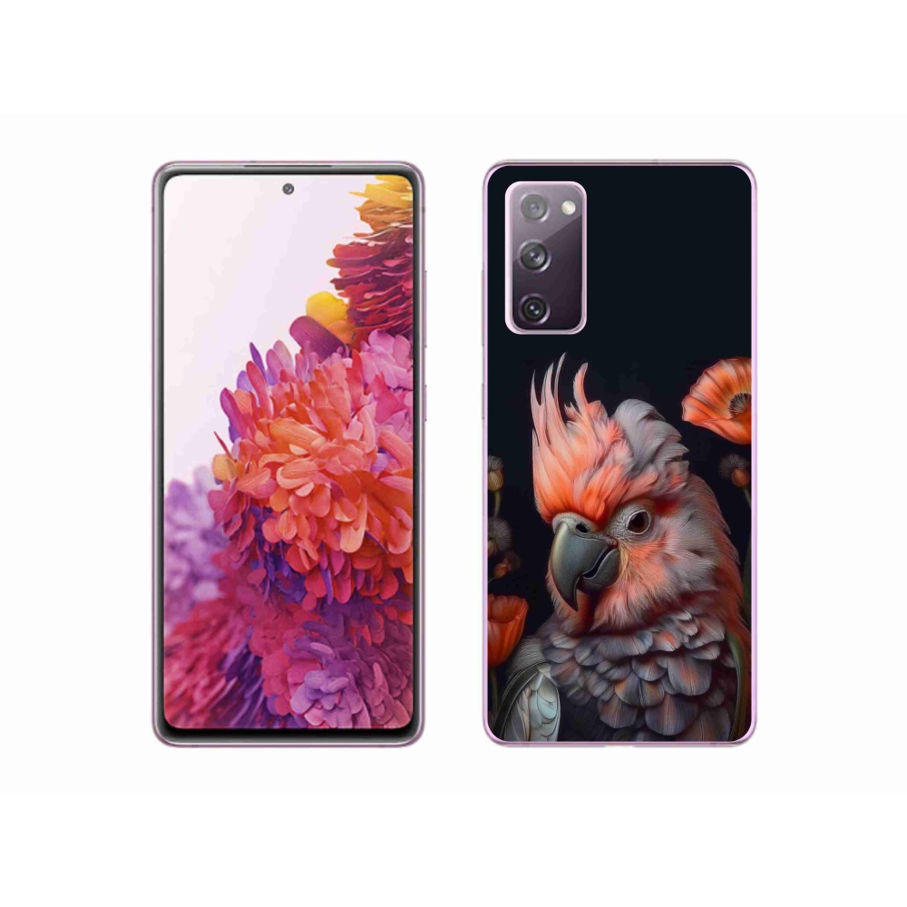 Gelový kryt mmCase na Samsung Galaxy S20 FE - papoušek kakadu v barvách