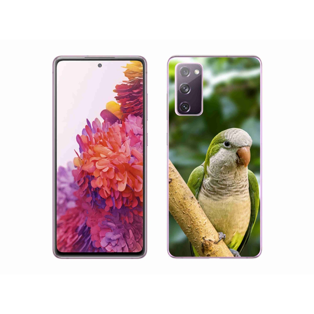 Gelový kryt mmCase na Samsung Galaxy S20 FE - papoušek mníšek