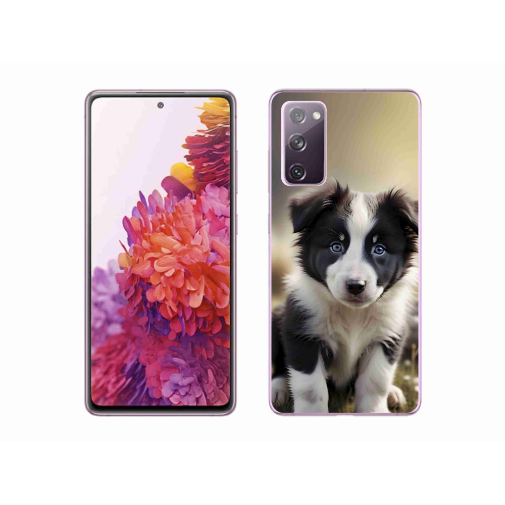 Gelový kryt mmCase na Samsung Galaxy S20 FE - roztomilá border kolie