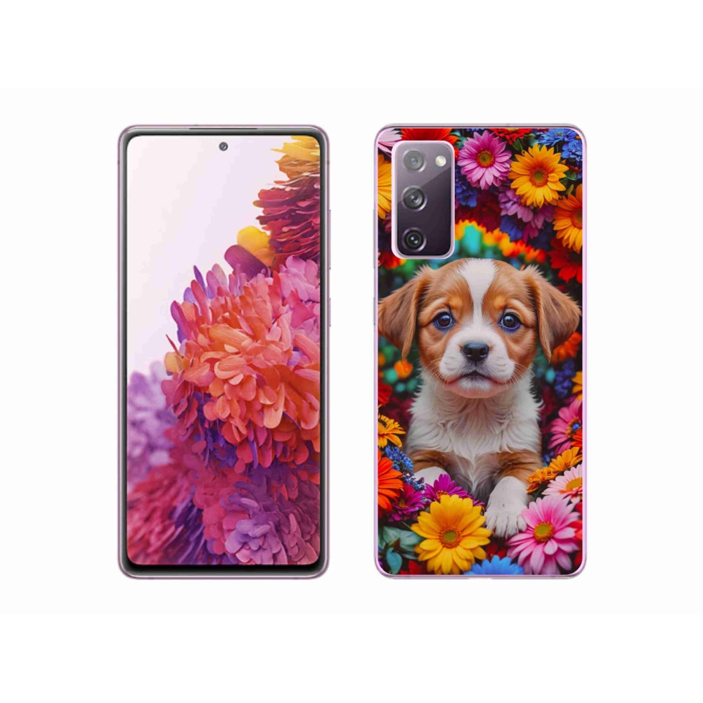 Gelový kryt mmCase na Samsung Galaxy S20 FE - roztomilé štěně