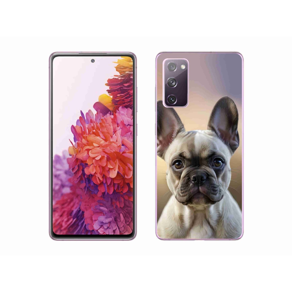 Gelový kryt mmCase na Samsung Galaxy S20 FE - roztomilý francouzský buldoček