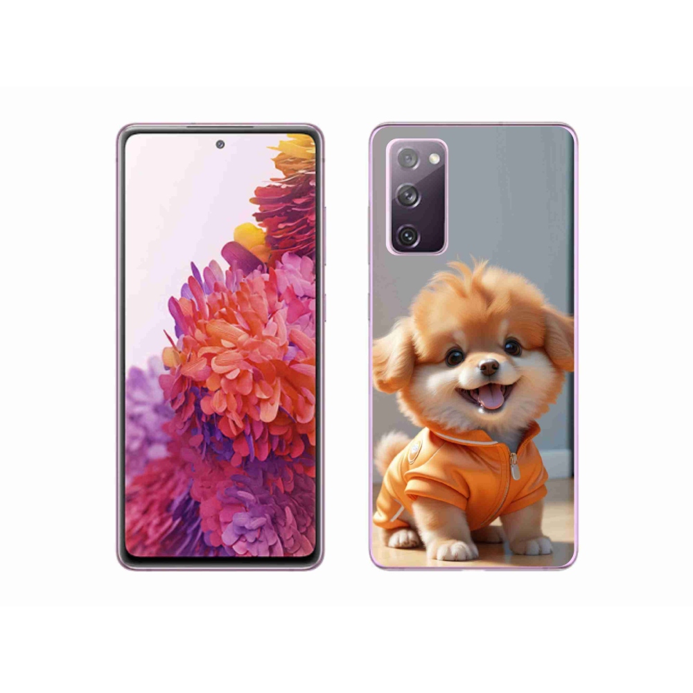 Gelový kryt mmCase na Samsung Galaxy S20 FE - roztomilý pomeranian v mikině