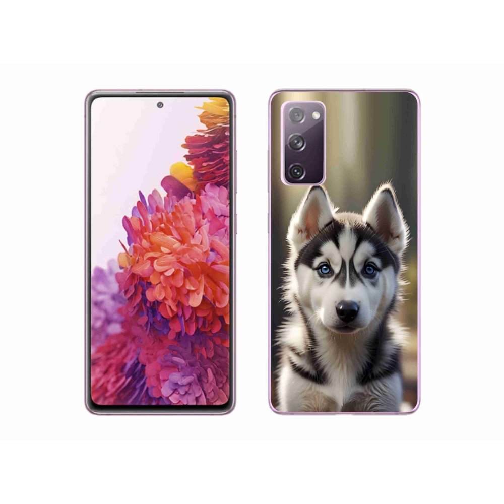 Gelový kryt mmCase na Samsung Galaxy S20 FE - roztomilý sibiřský husky