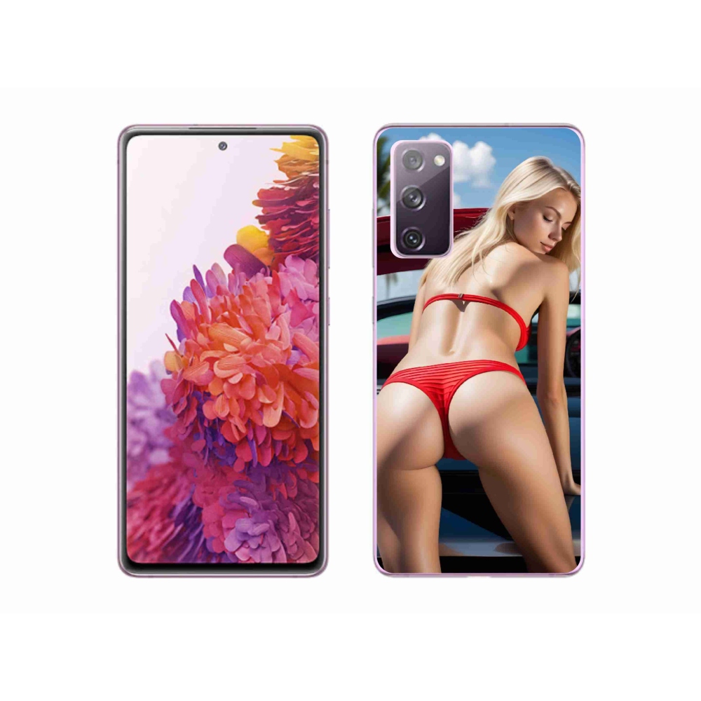 Gelový kryt mmCase na Samsung Galaxy S20 FE - sexy žena 2