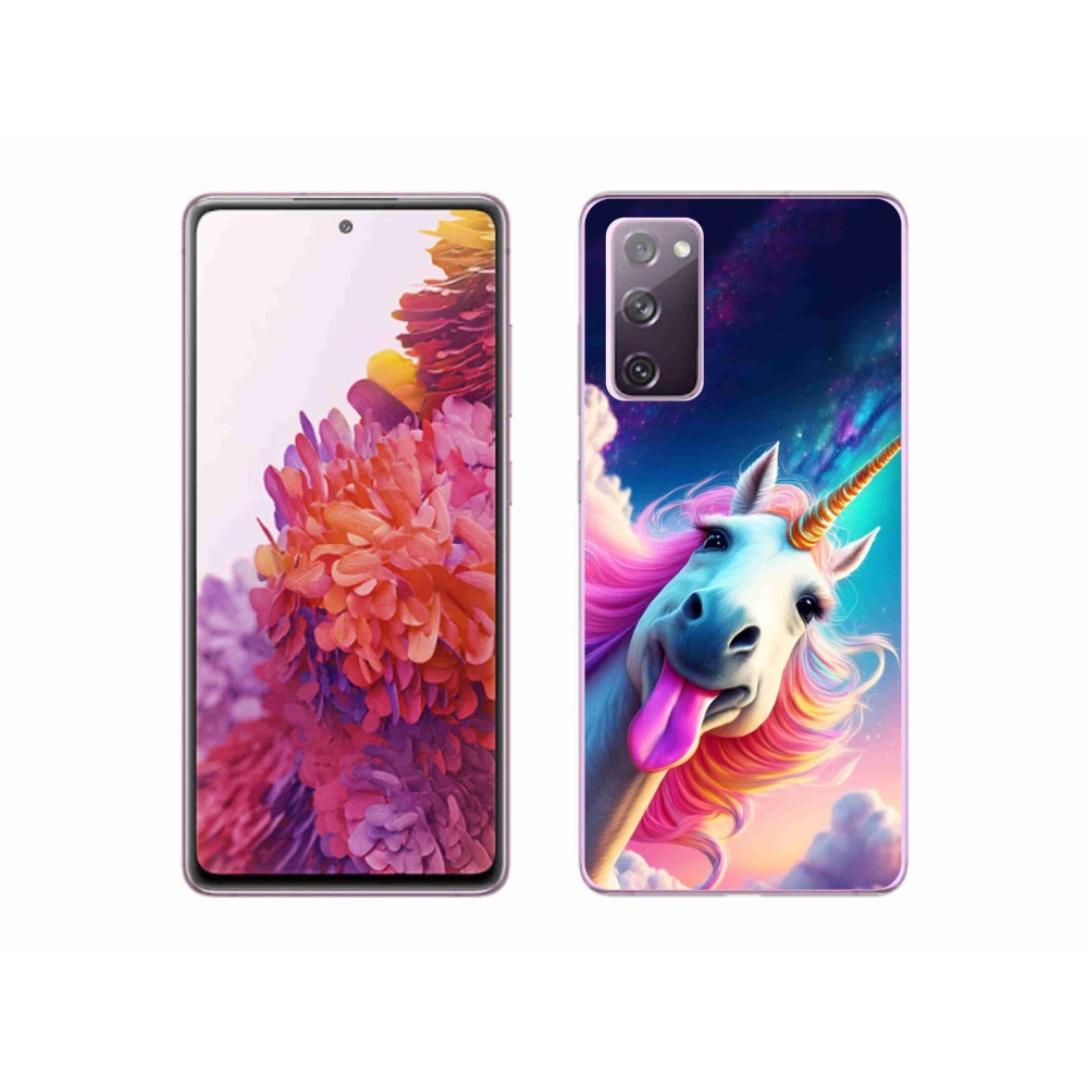 Gelový kryt mmCase na Samsung Galaxy S20 FE - šílený jednorožec