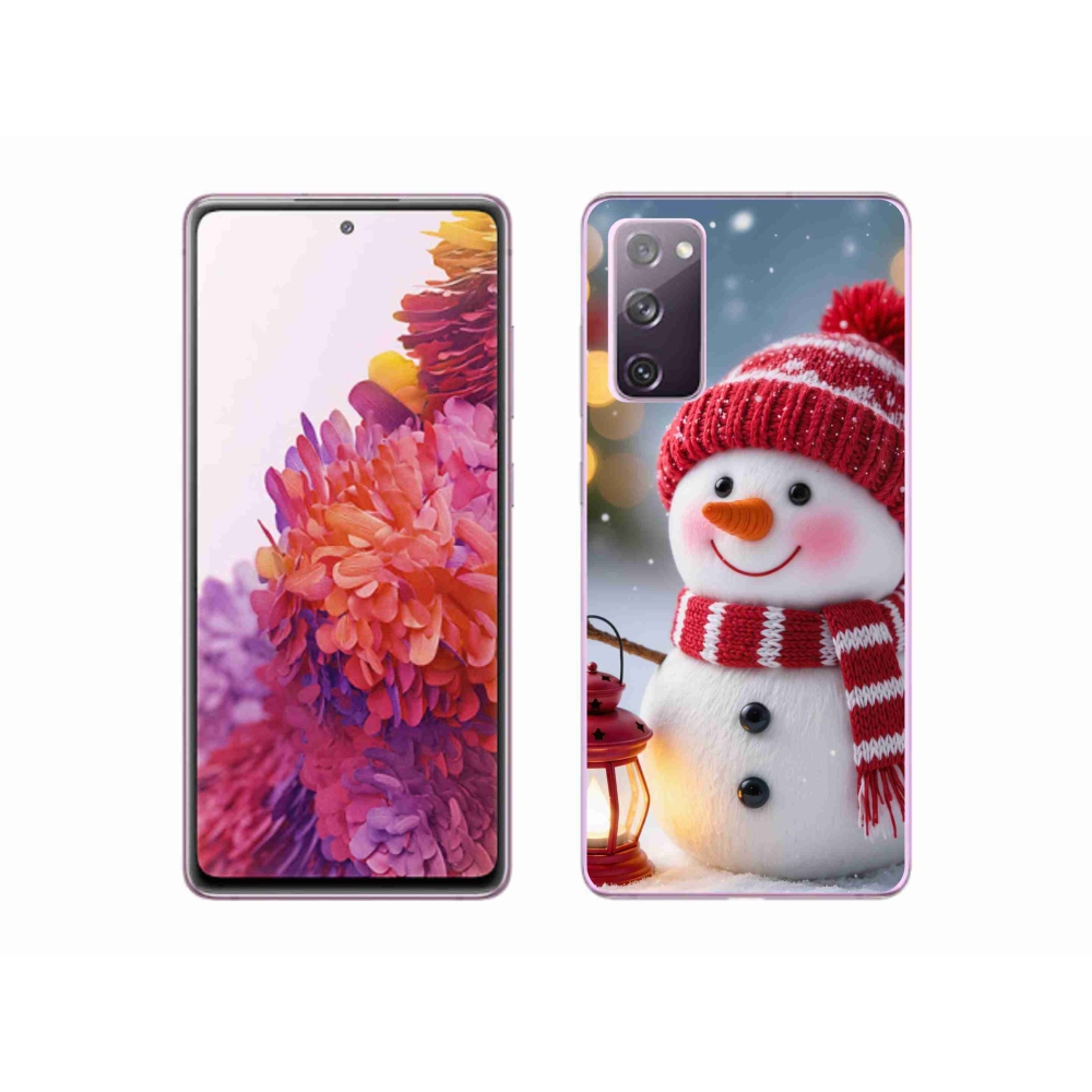 Gelový kryt mmCase na Samsung Galaxy S20 FE - sněhulák 2