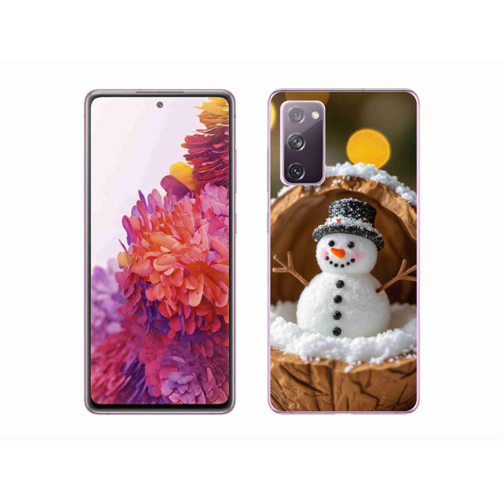 Gelový kryt mmCase na Samsung Galaxy S20 FE - sněhulák 4