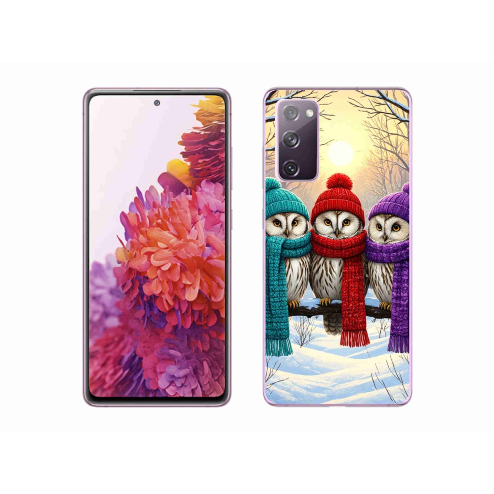 Gelový kryt mmCase na Samsung Galaxy S20 FE - soví přátelé