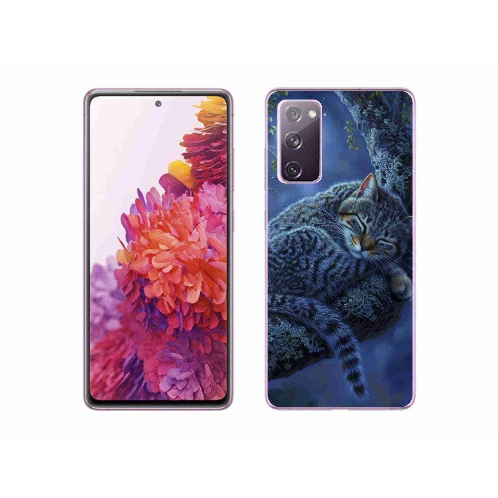 Gelový kryt mmCase na Samsung Galaxy S20 FE - spící kočka